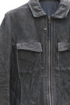 BORIS BIDJAN SABERI Horse Leather Top SS22 TEJANA 1.3 FMM20020 Ink Grey